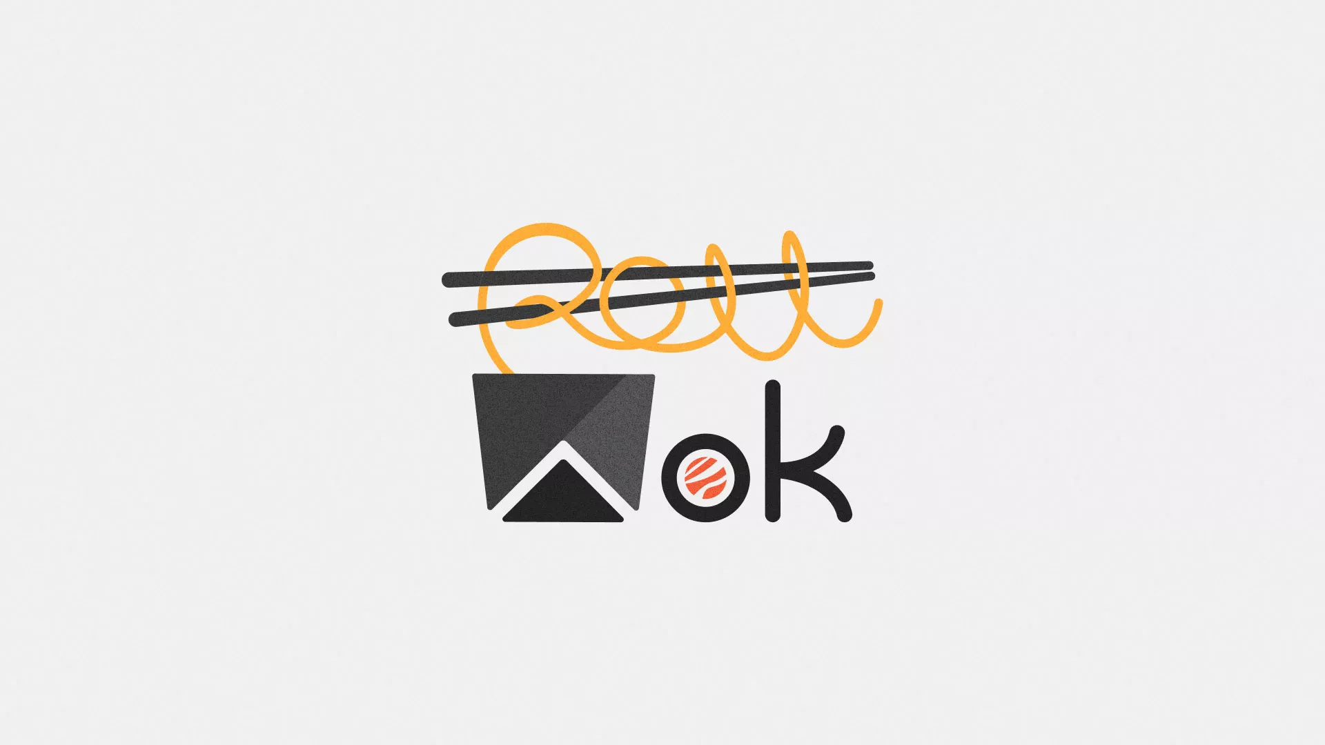 Разработка логотипа в Беслане для суши-бара «Roll Wok Club» Разработка логотипа в Беслане для суши-бара «Roll Wok Club»